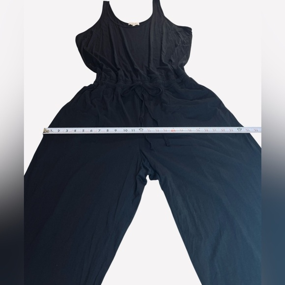 Michael Stars Women's Theo Tank Jumpsuit with Pockets, Solid Black, Size 2x - Picture 7 of 13